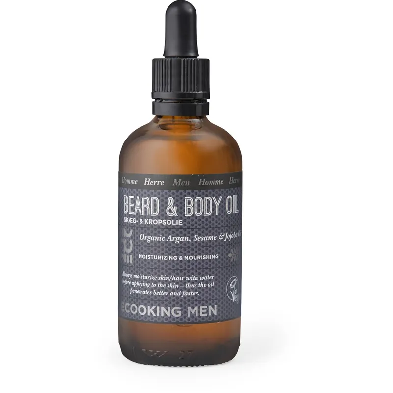 Ecooking Men Beard & Body Oil, 100ml Kampanjahinta