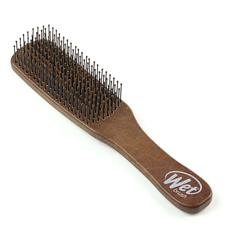 Mens Detangler Brown Leather Brush Älä Missaa