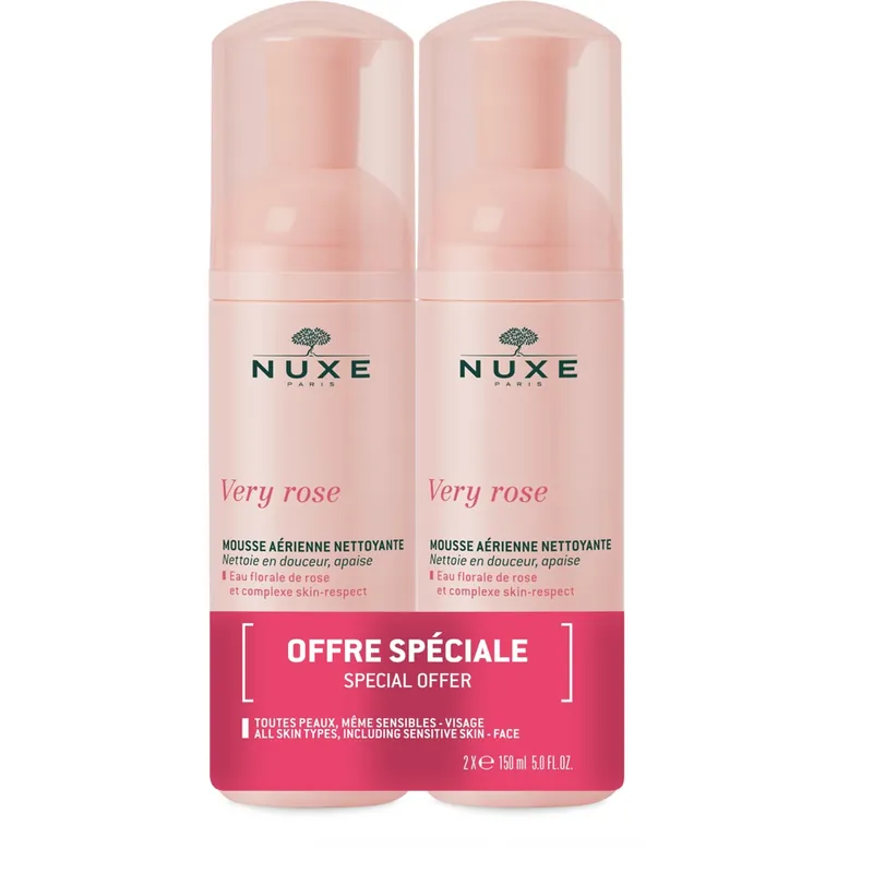 Suoraan Valmistajalta Very Rose Cleansing Foam Duo, 2 x 150ml