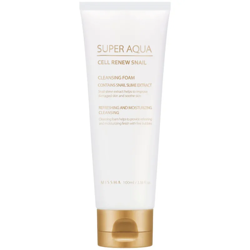 Loppuunmyynti Super Aqua Cell Renew Snail Cleansing Foam, 100ml