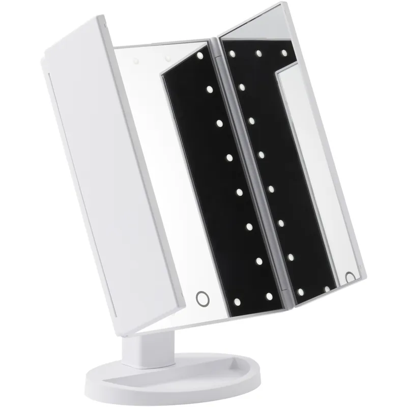 Original Tri Folded Lighted Mirror Uutuus