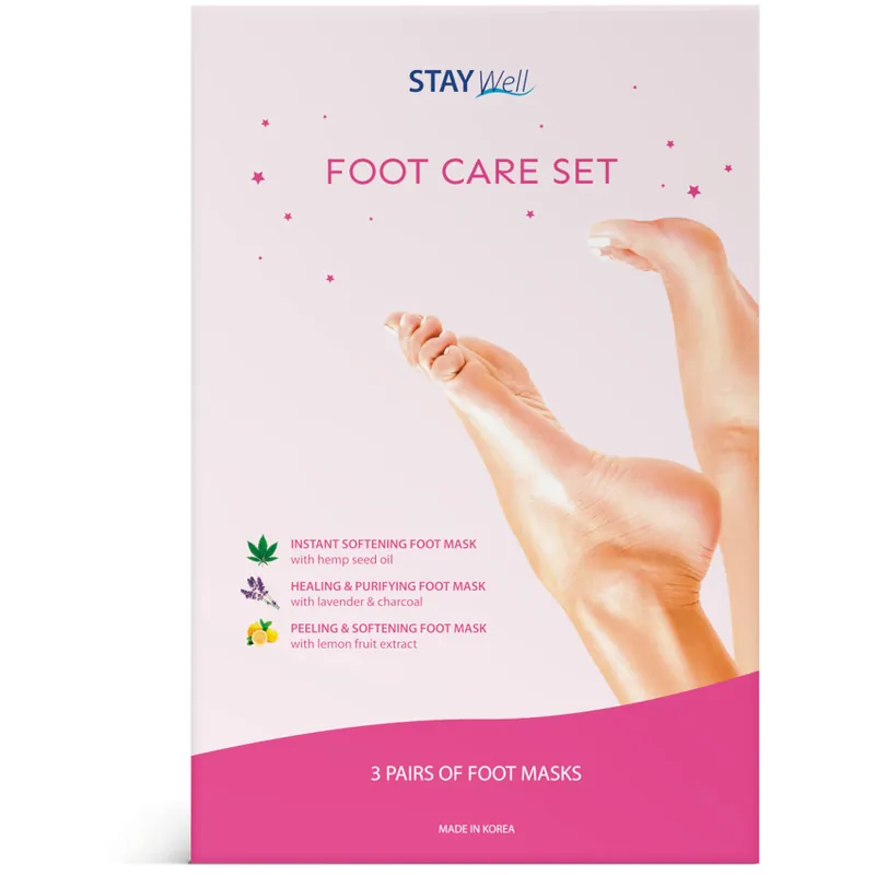 Foot Care, 3 masks Alennus