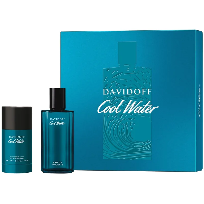 Cool Water Gift Box, EdT 40ml+Deo 75ml Erikoistarjous