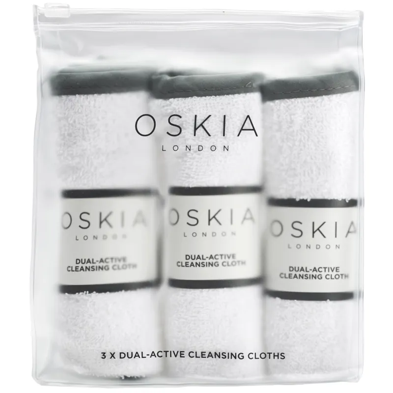 Dual-Active Cleansing Cloths, 3-Pack Nopea Toimitus