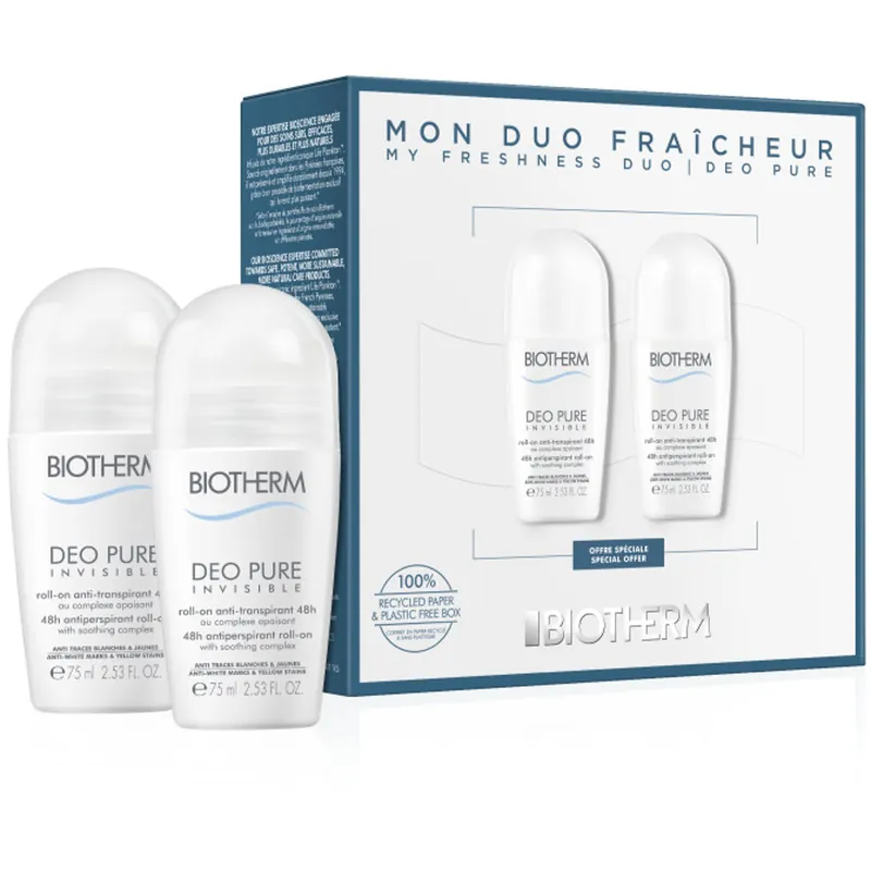 Deo Pure Invisible Roll-On Duo Set Ilmainen Palautus