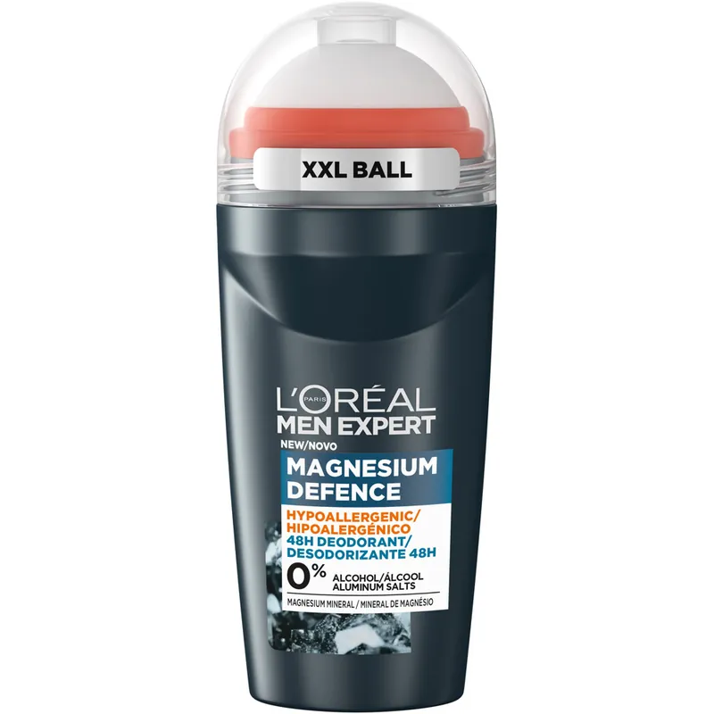 Turvallinen Maksu Men Expert Deo Magnesium Defence Hypoallergenic 48H Deodorant, 50ml