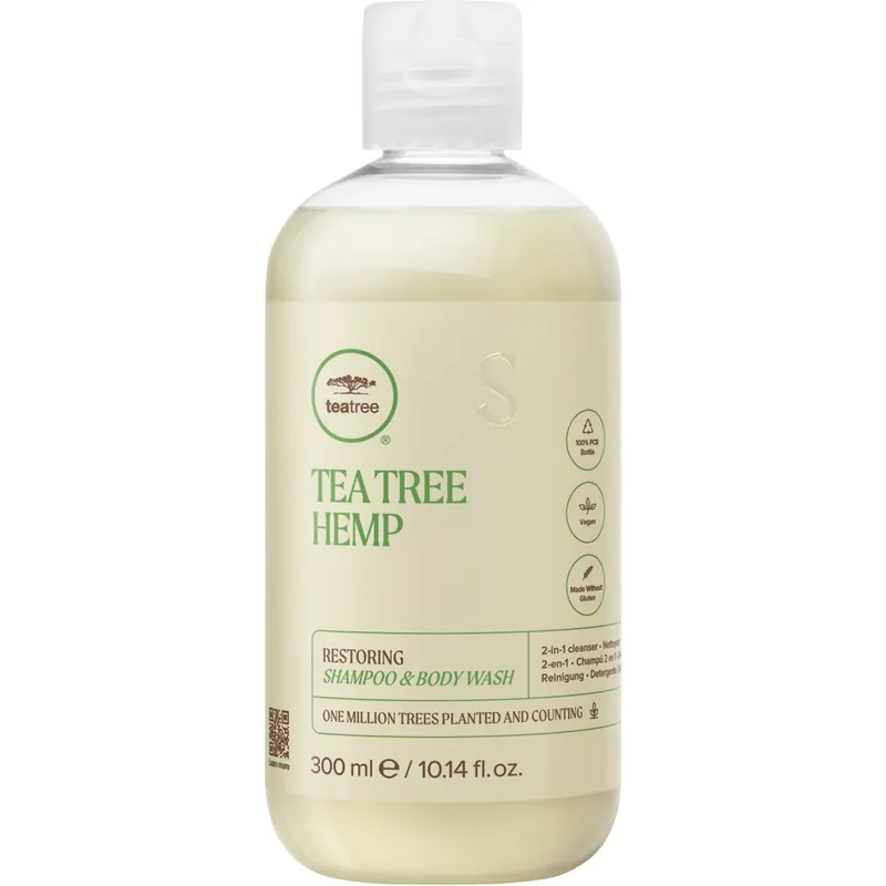 Erikoistarjous Tea Tree Hemp Restoring Shampoo & Body Wash