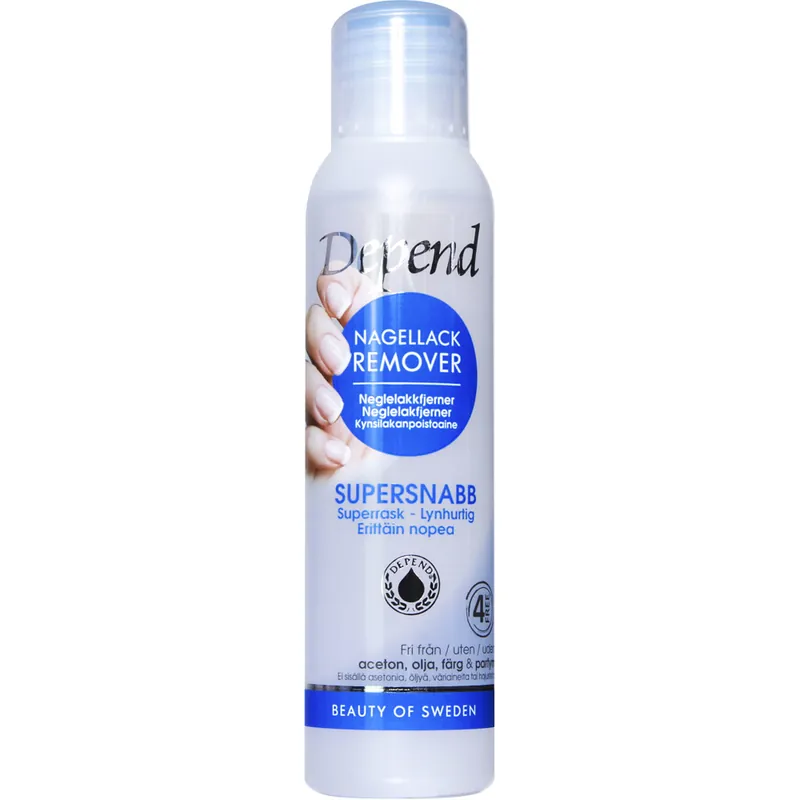 Uusi Kokoelma Nagellacksremover Supersnabb Blå, 100ml