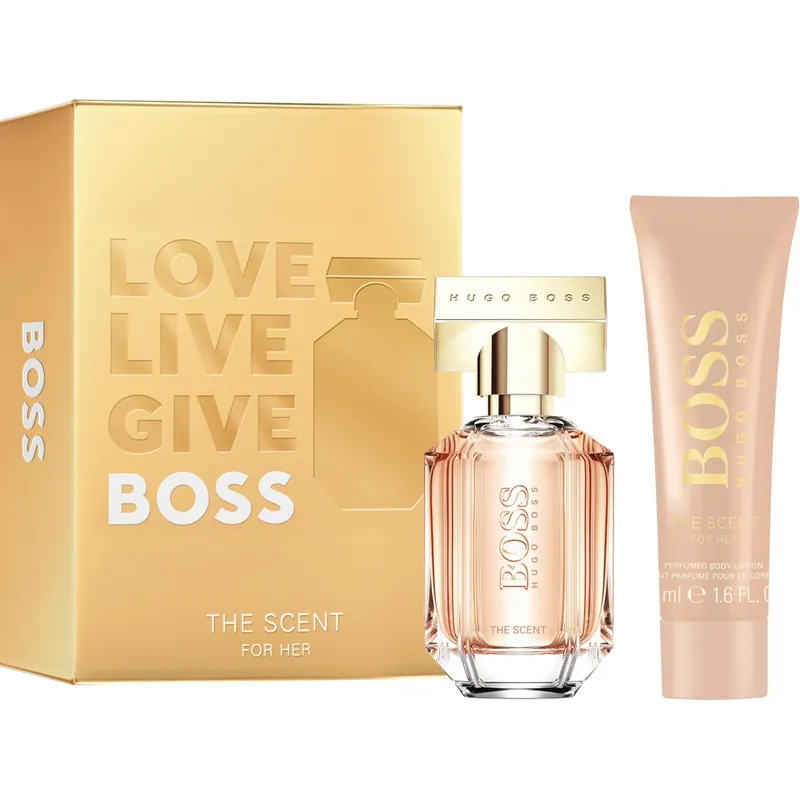 Boss The Scent For Her Gift Set, EdP 30ml + Body Lotion 50ml Turvallinen Maksu