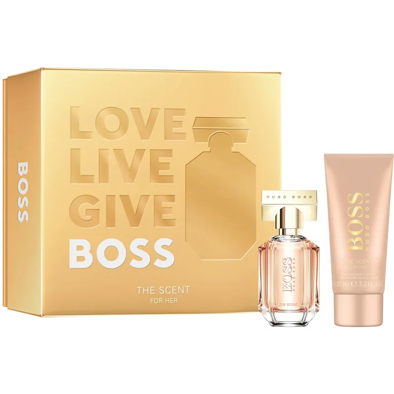 Boss The Scent For Her Gift Set, EdP 50ml + Body Lotion 100ml Älä Missaa