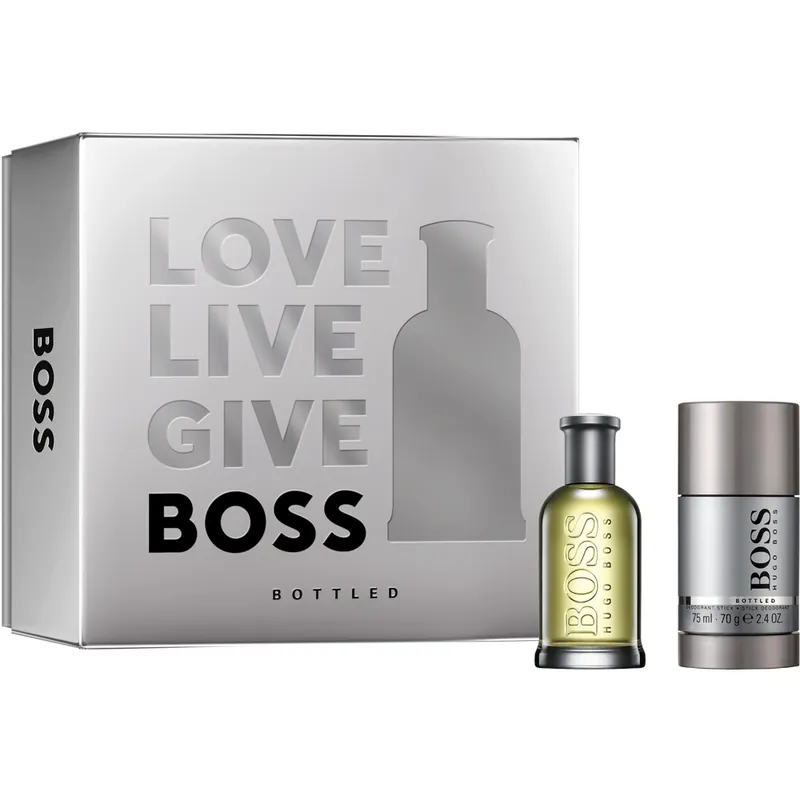 Boss Bottled Gift Set, EdT 50ml + Deostick 75ml Osta Tänään
