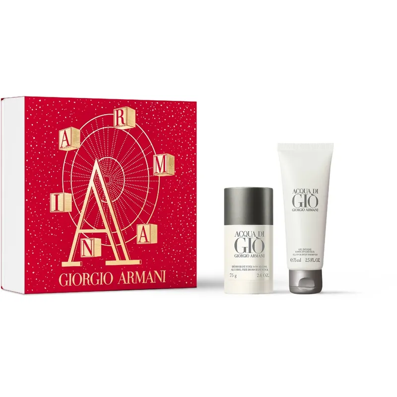 Acqua di Gio Gift Set 2022, Shower Gel 75ml + Deostick 75ml Nopea Toimitus