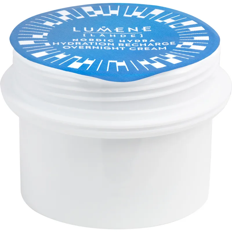Nordic Hydra Hydration Recharge Overnight Cream Refill, 50ml Kausialennus
