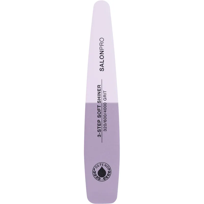 Nail File SalonPro 3-Step Soft Shiner Alennus