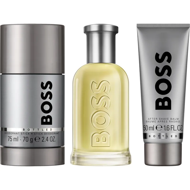 Ajankohtainen Boss Bottled After Shave Lotion 50ml + Deostick 75ml/g + EdT 50ml