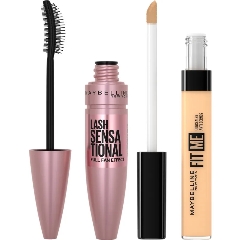 Alennus Fit Me Concealer 68ml 20 Sand + Volum' Express Lash Sensational Mascara Very Black