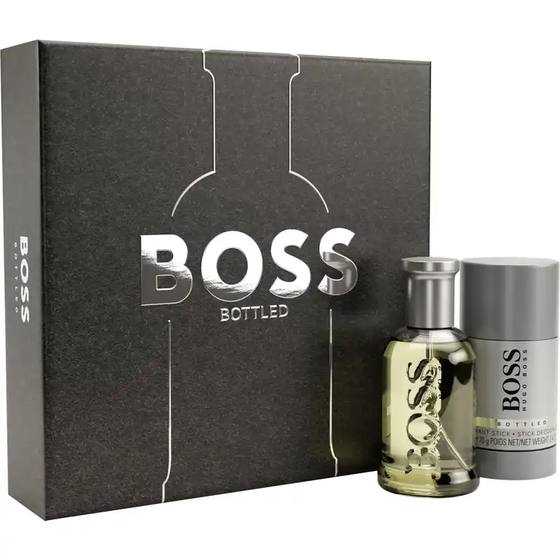 Boss Bottled Gift Set, EdT and Deodorant Stick 2023 Rajoitettu Tarjous