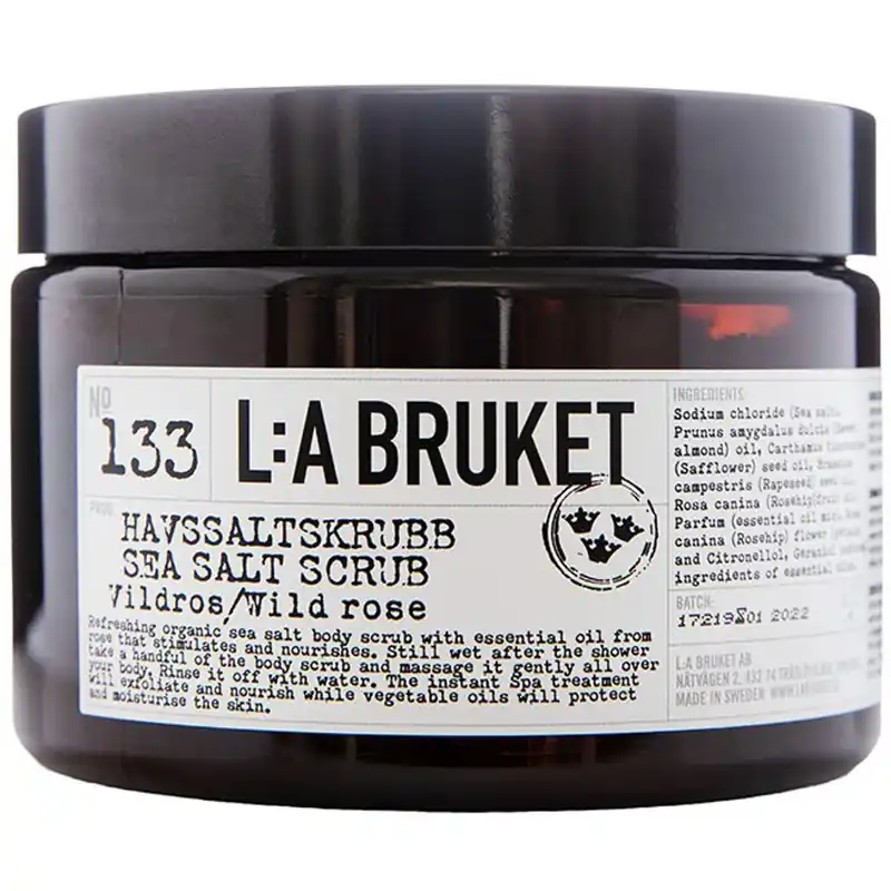 133 Sea Salt Scrub, Wild Rose, 420g Erikoistarjous