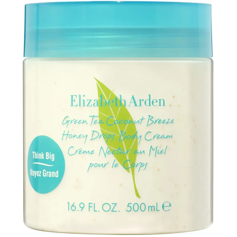 Green Tea Coconut Breeze Body Cream, 500ml Kausialennus