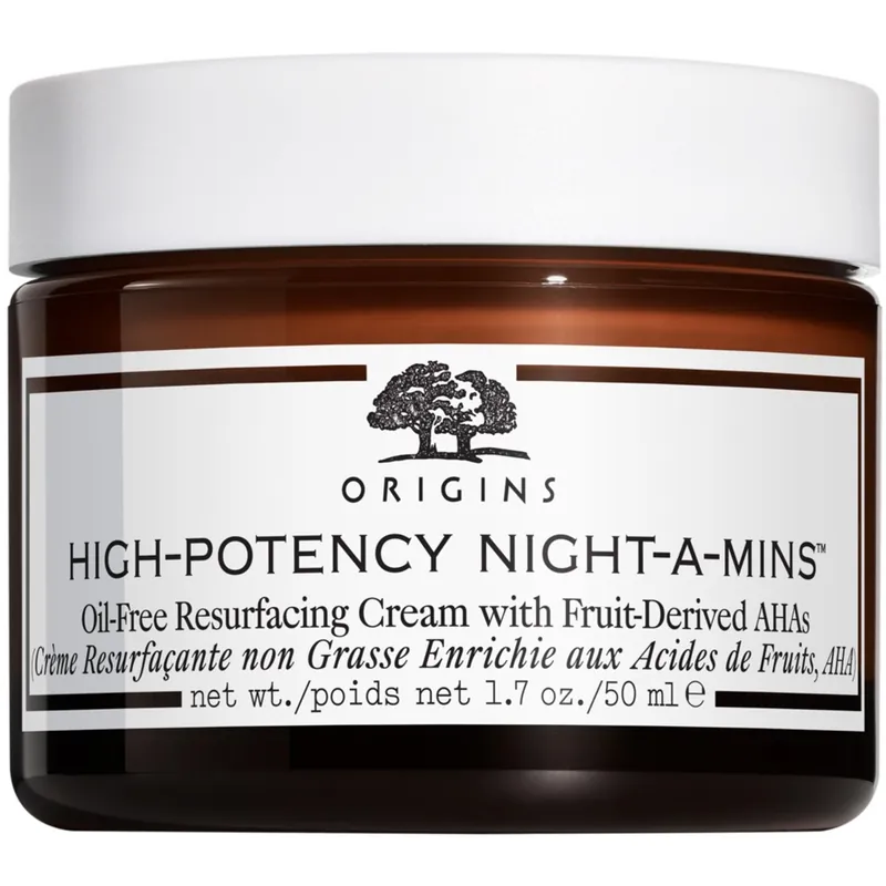 Turvallinen Maksu High-Potency Night-A-Mins Oil-Free Resurfacing Cream with Fruit-Derived AHAs, 50ml