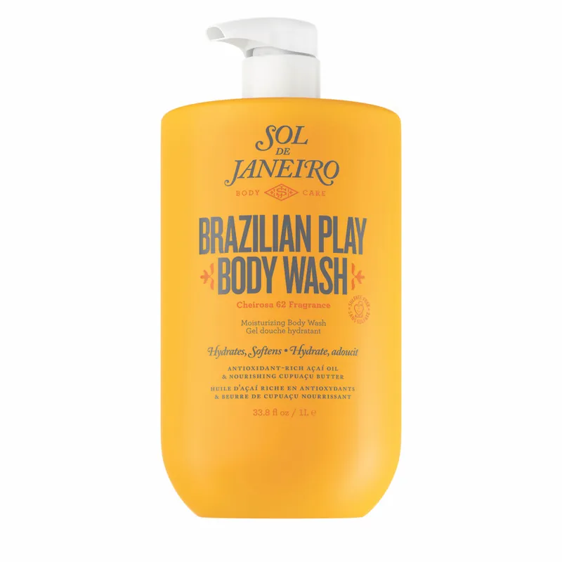 Brazilian 4 Play Moisturizing Shower Cream-Gel 1000 ml Uusi Malli
