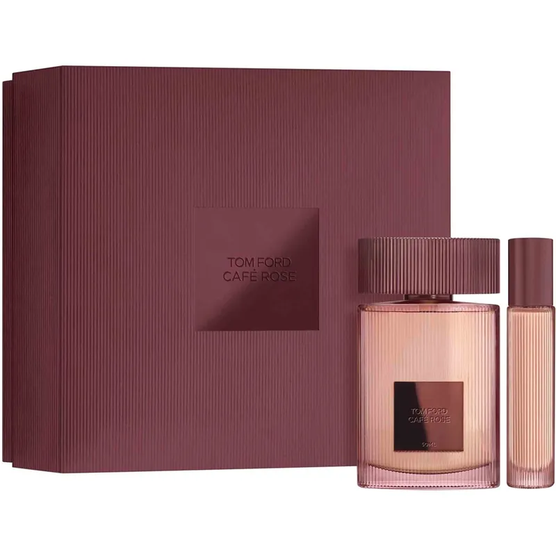 Cafe Rose Gift Set, EdP and Travel Spray Flash-Tarjous