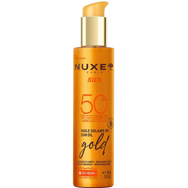 Uusi Kokoelma Sun Tanning Oil Gold Spf 50