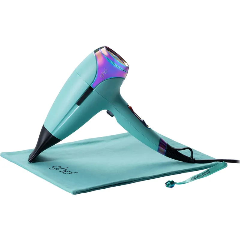 Sertifioitu Helios Limited Edition Hair Dryer in Mystic Aqua