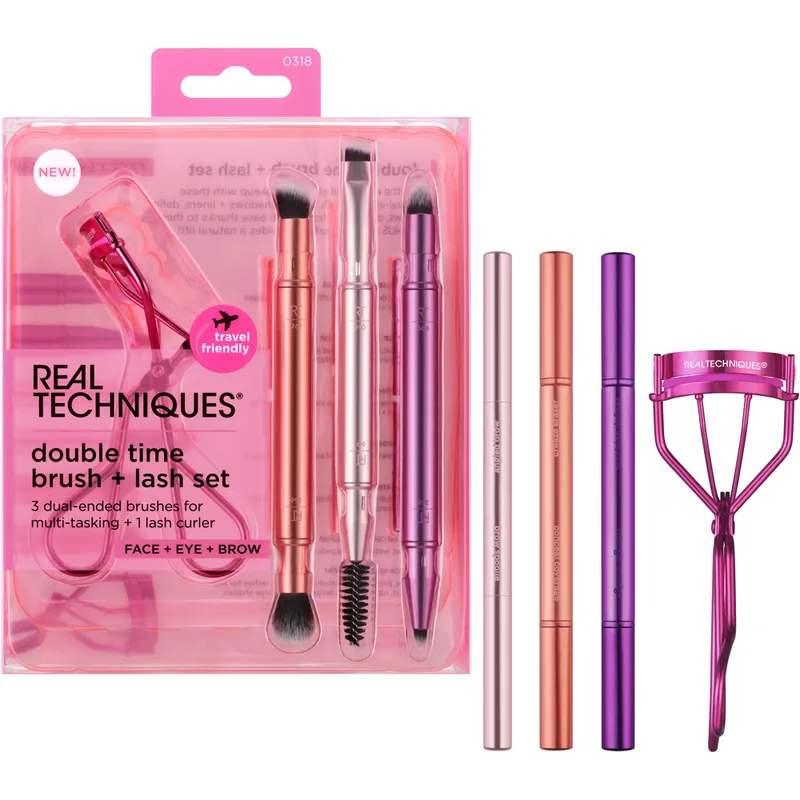 Double Time Retractable Brush Set Ilmainen Palautus