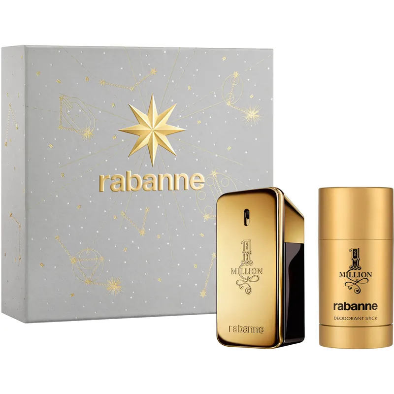 Uutuus One Million Gift Set, EdT 50ml + Deodorant Stick 75ml
