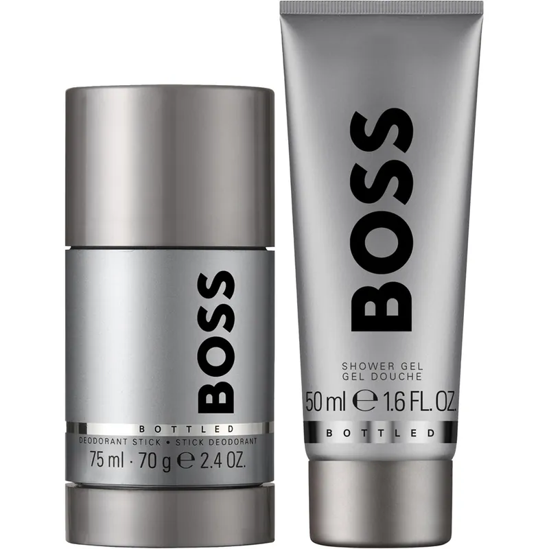 Boss Bottled Gift Set, Deo Stick 75ml + Shower Gel 50ml Osta Tänään
