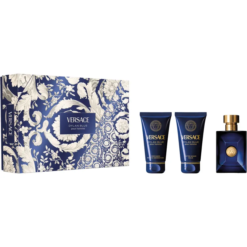 Dylan Blue Pour Homme Gift Set, EdT 50ml + Shower Gel 50ml + After Shave Balm 50ml Pikatoimitus