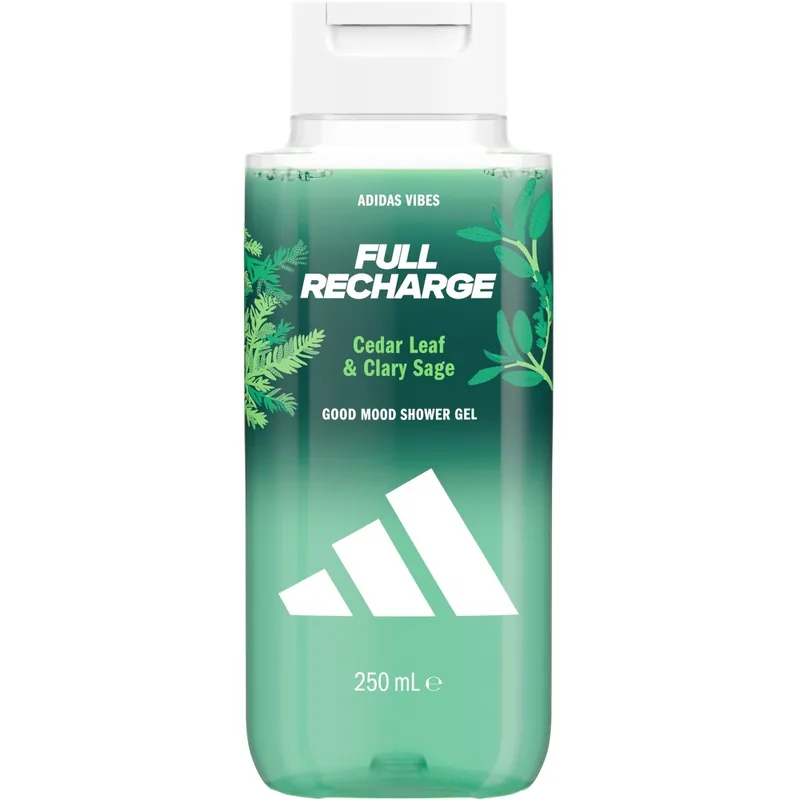 Vibes Full Recharge Shower Gel, 250ml Korkea Laatu