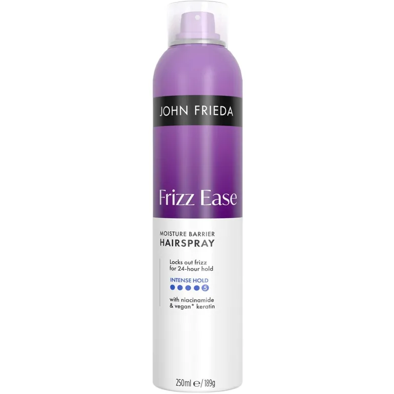 Viikonlopputarjous Frizz Ease Moisture Barrier Intense Hold Hairspray, 250ml