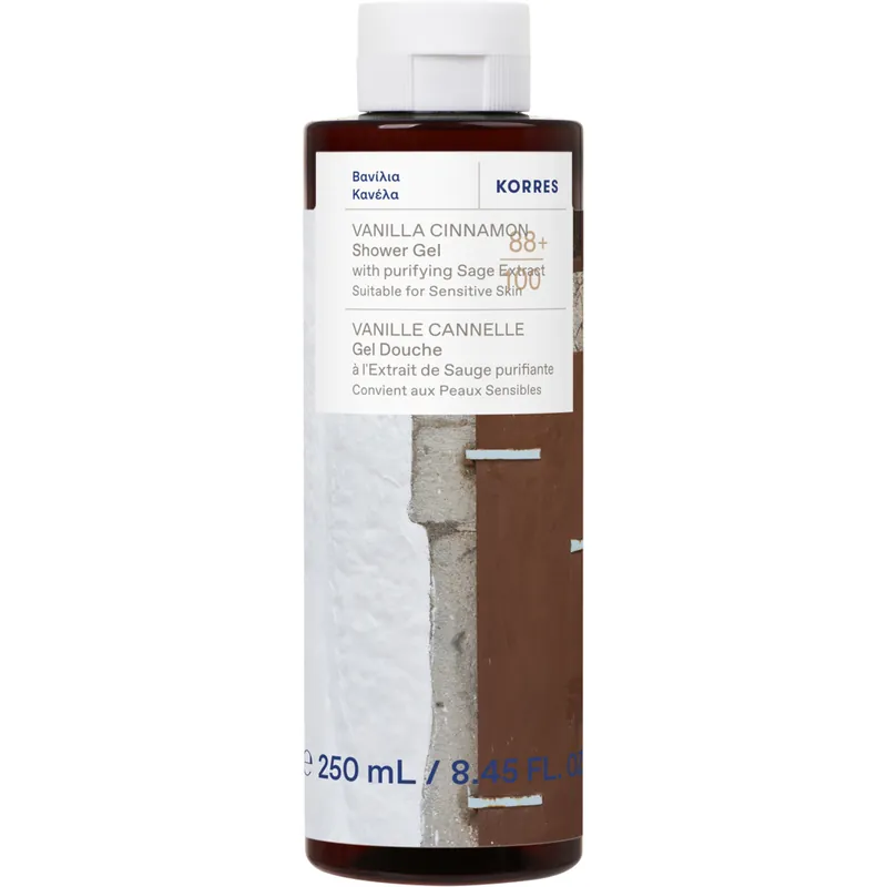 Ajankohtainen Vanilla Cinnamon Shower Gel, 250ml