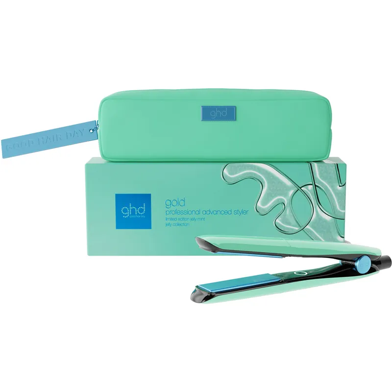 Gold Hair Straightener in Jelly Mint Limited Edition Alennus