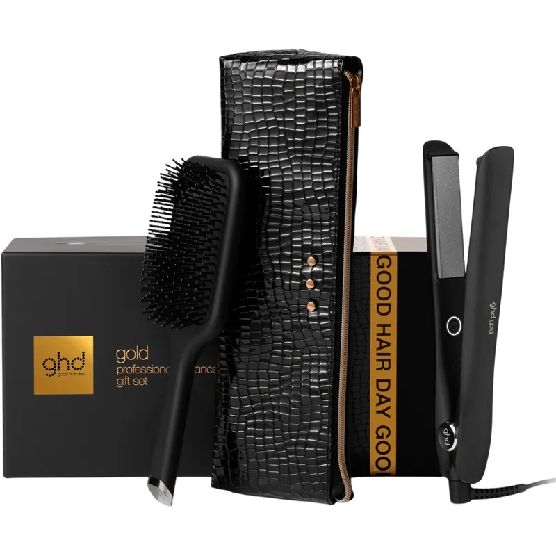 Gold Hair Straightener Gift Set Osta Verkossa