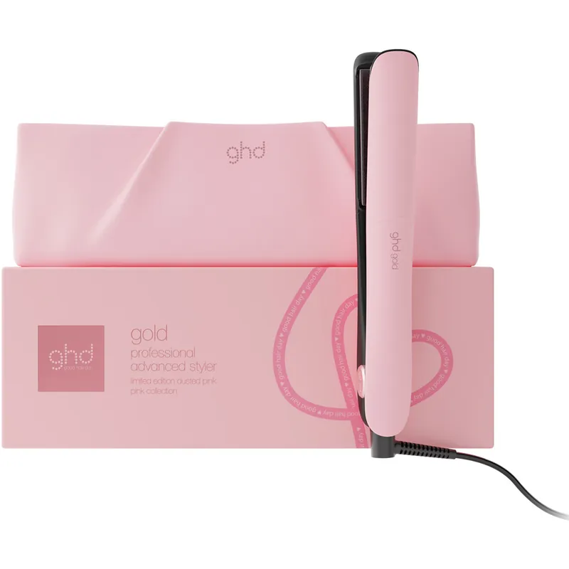 Tilaa Nyt Gold Hair Straightener, Limited Edition in Dusted Pink