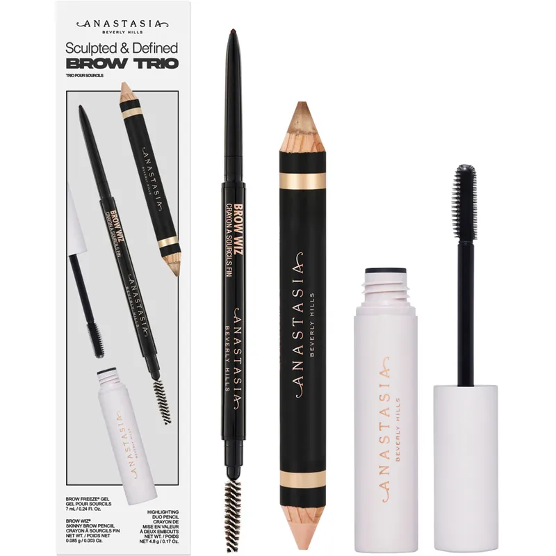 Sculpted & Defined Brow Trio, Medium Brown Ilmainen Palautus