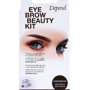 Alennettu Depend Eye Brow Beauty Kit - Dark Brown Art. 4930