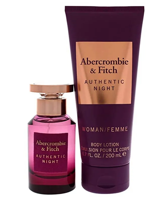 Älä Missaa Abercrombie & Fitch Authentic Night Woman Gift Set EDP