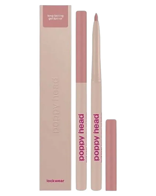 Sertifioitu Poppy Head Lockwear Long-Lasting Gel Lipliner 03 Nude Alarm