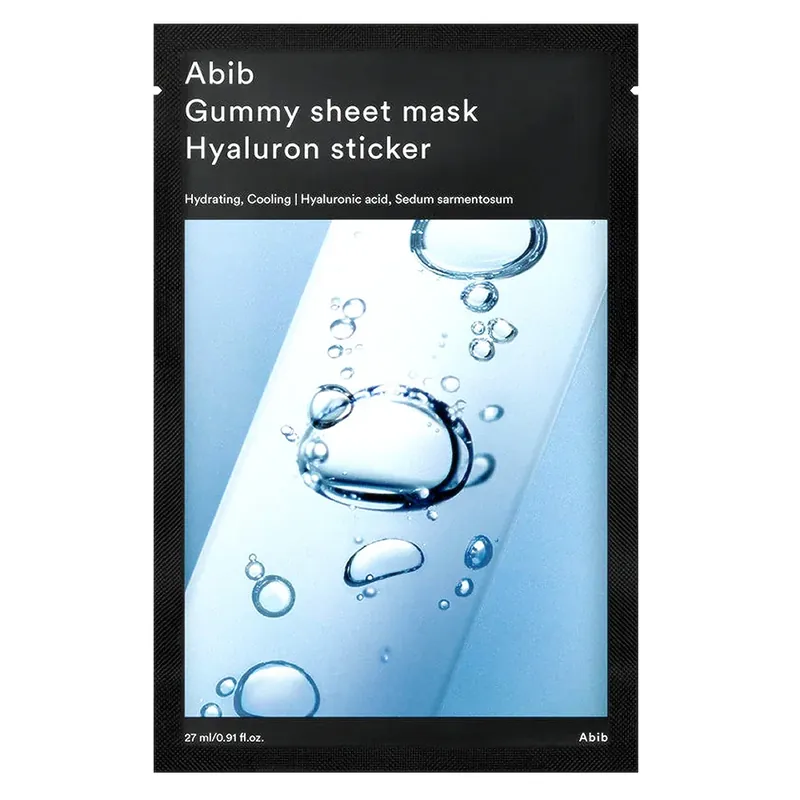 [Abib] Gummy Sheet Mask Hyaluron Sticker Uusi Malli