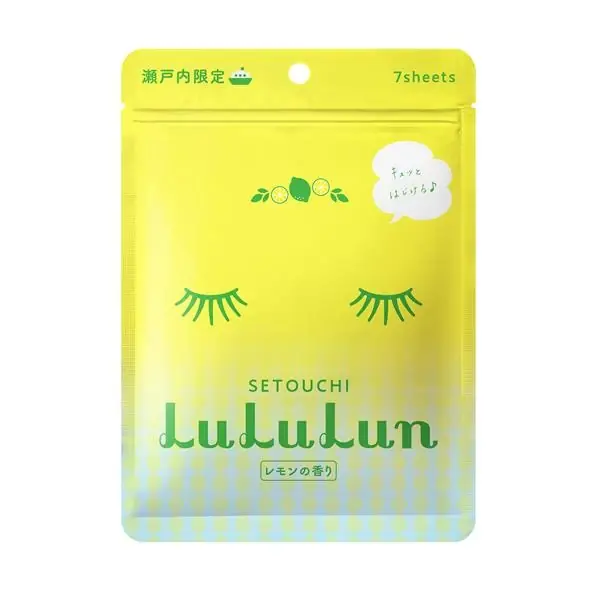[LuLuLun] Premium Sheet Mask Setouchi Lemon (7pcs) Alkuperäinen