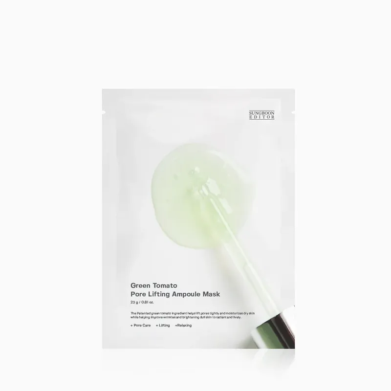 Sertifioitu [Sungboon Editor] Green Tomato Pore Lifting Ampoule Mask