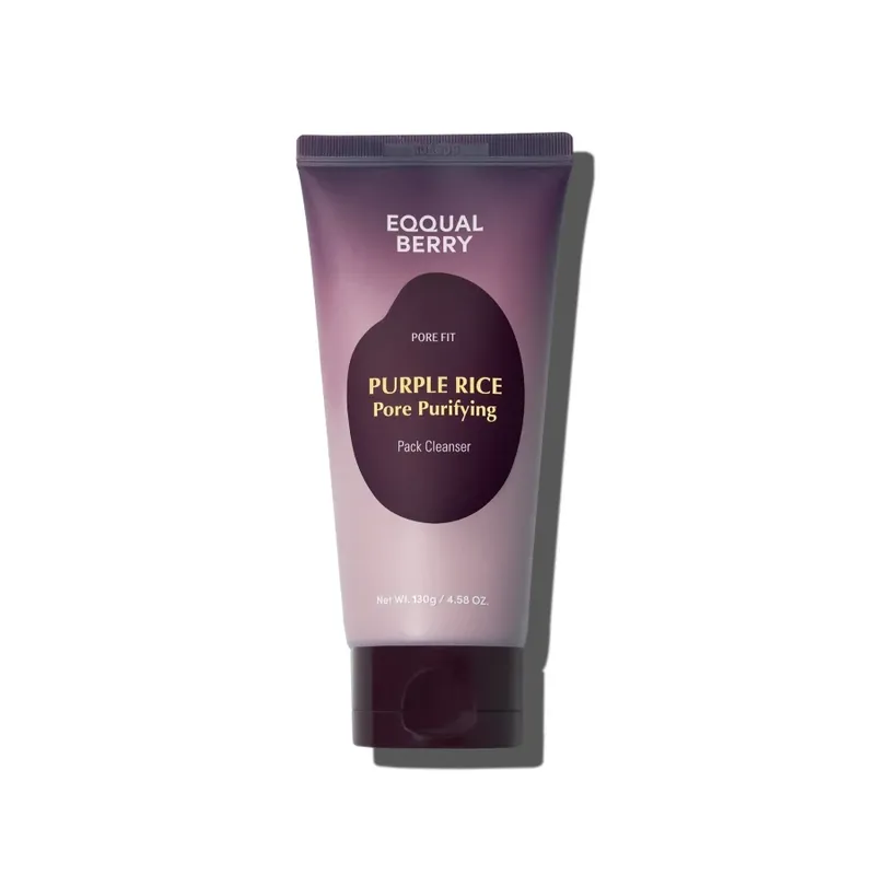 Suoraan Valmistajalta [EQQUALBERRY] Purple Rice Pore Purifying Pack Cleanser