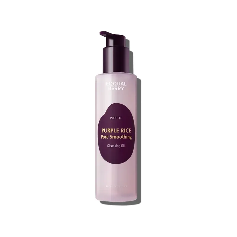 Alkuperäinen [EQQUALBERRY] Purple Rice Pore Smoothing Cleansing Oil