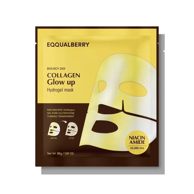 [EQQUALBERRY] Collagen Glow Up Hydrogel Mask Suoraan Valmistajalta
