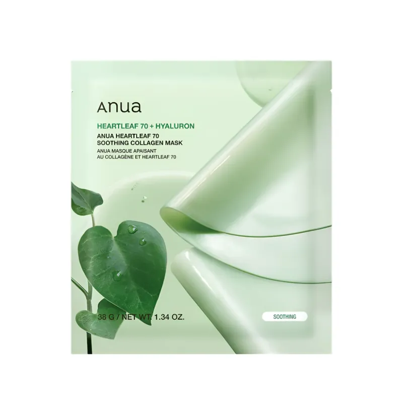 Tarjous [Anua] Heartleaf 70 Soothing Collagen Mask