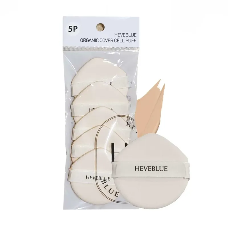 [HEVEBLUE] Organic Cover Cell Puff Set Suoraan Valmistajalta